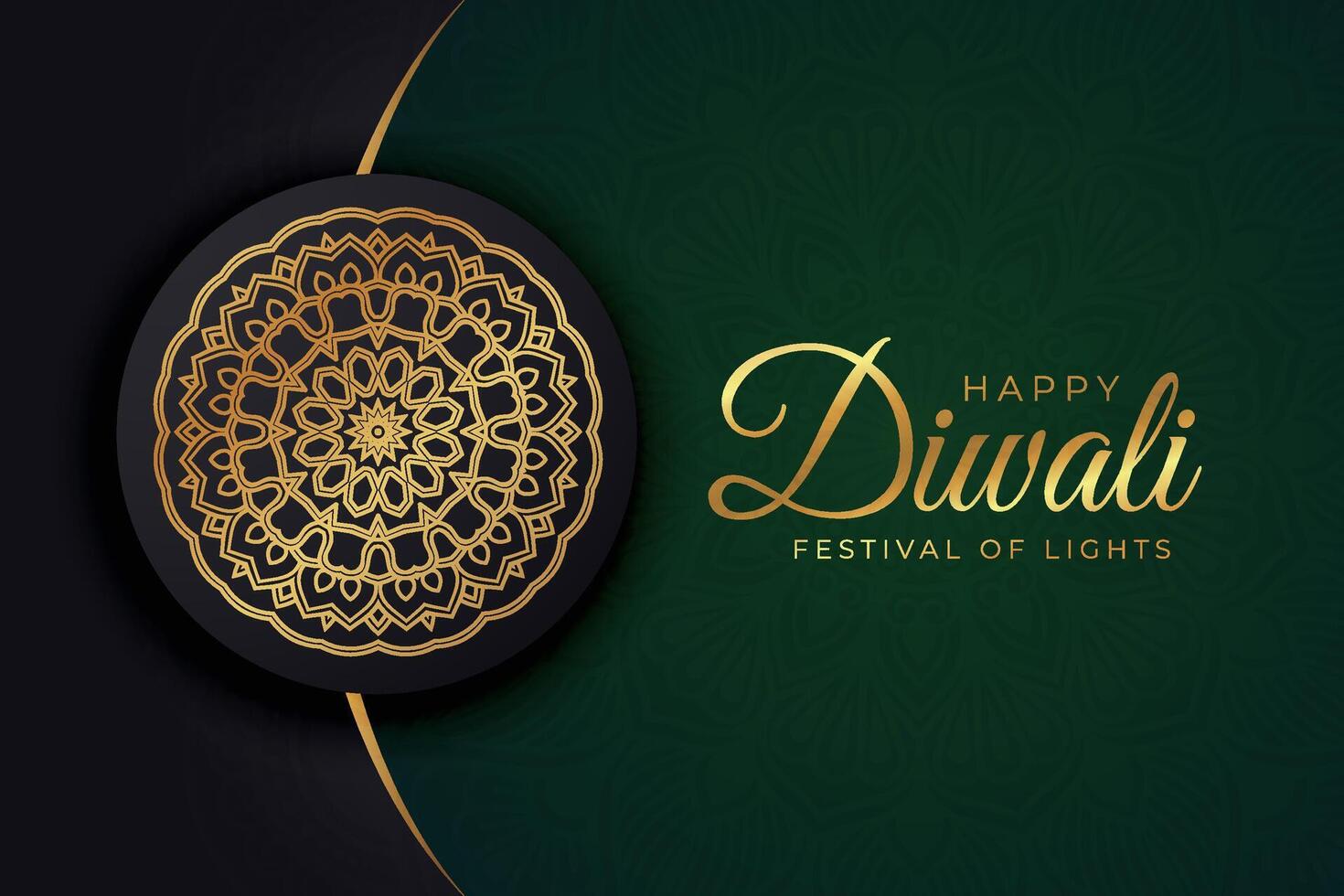 diwali - indisk festival av lampor, design mall för vykort, inbjudningar, hälsning kort, affischer, flygblad, bakgrund och baner mönster. vektor