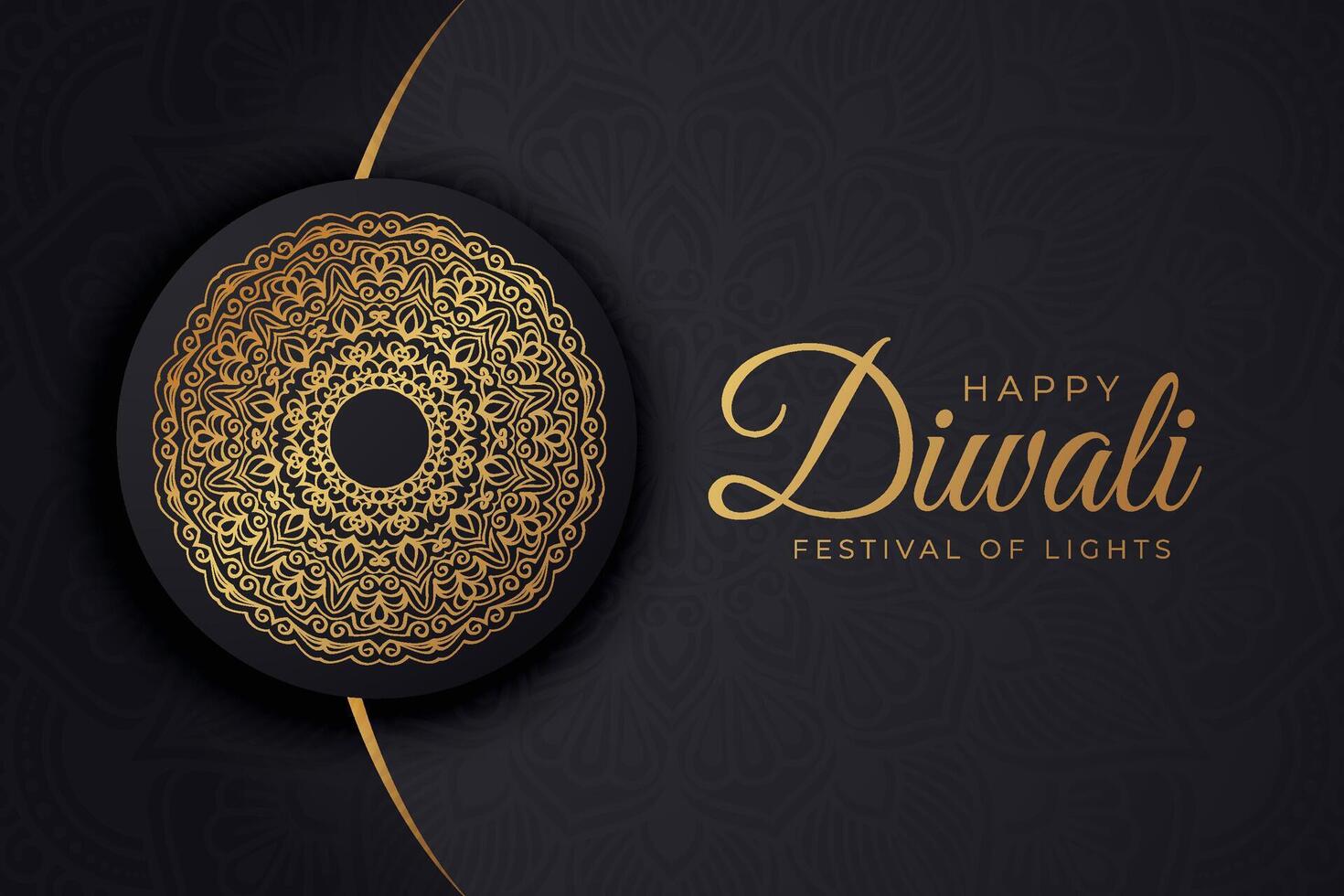 diwali - indisk festival av lampor, design mall för vykort, inbjudningar, hälsning kort, affischer, flygblad, bakgrund och baner mönster. vektor