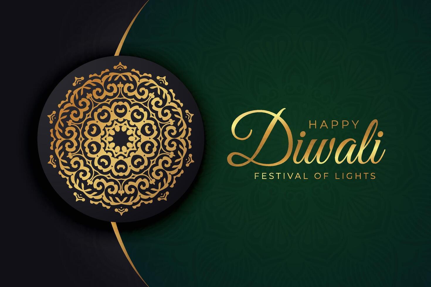 diwali - indisk festival av lampor, design mall för vykort, inbjudningar, hälsning kort, affischer, flygblad, bakgrund och baner mönster. vektor