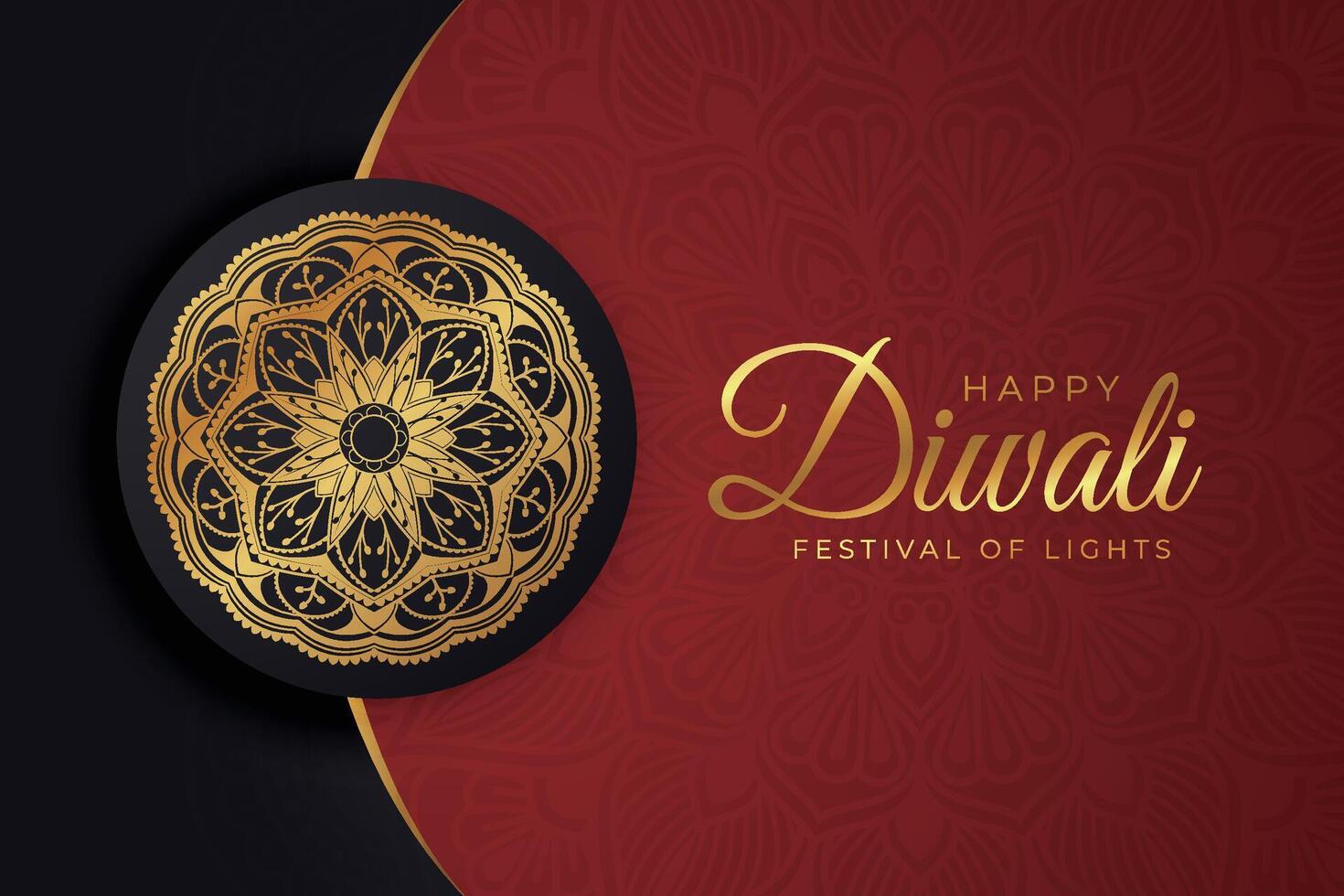 Diwali - - indisch Festival von Beleuchtung, Design Vorlage zum Postkarten, Einladungen, Gruß Karten, Poster, Flyer, Hintergrund und Banner Entwürfe. vektor