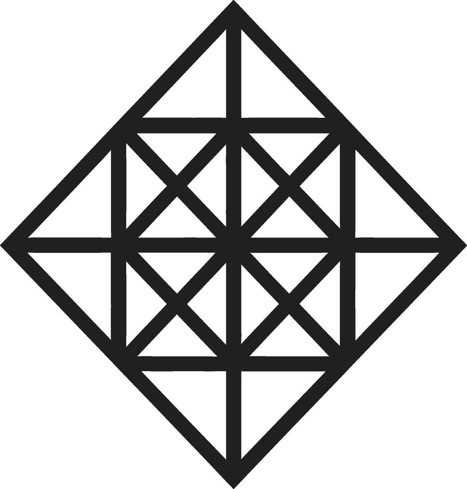 Quantum Konturen glatt Emblem präsentieren abstrakt geometrisch gestalten im Vektor abstrakt Eleganz schwarz Symbol mit Vektor Logo und abstrakt geometrisch Formen