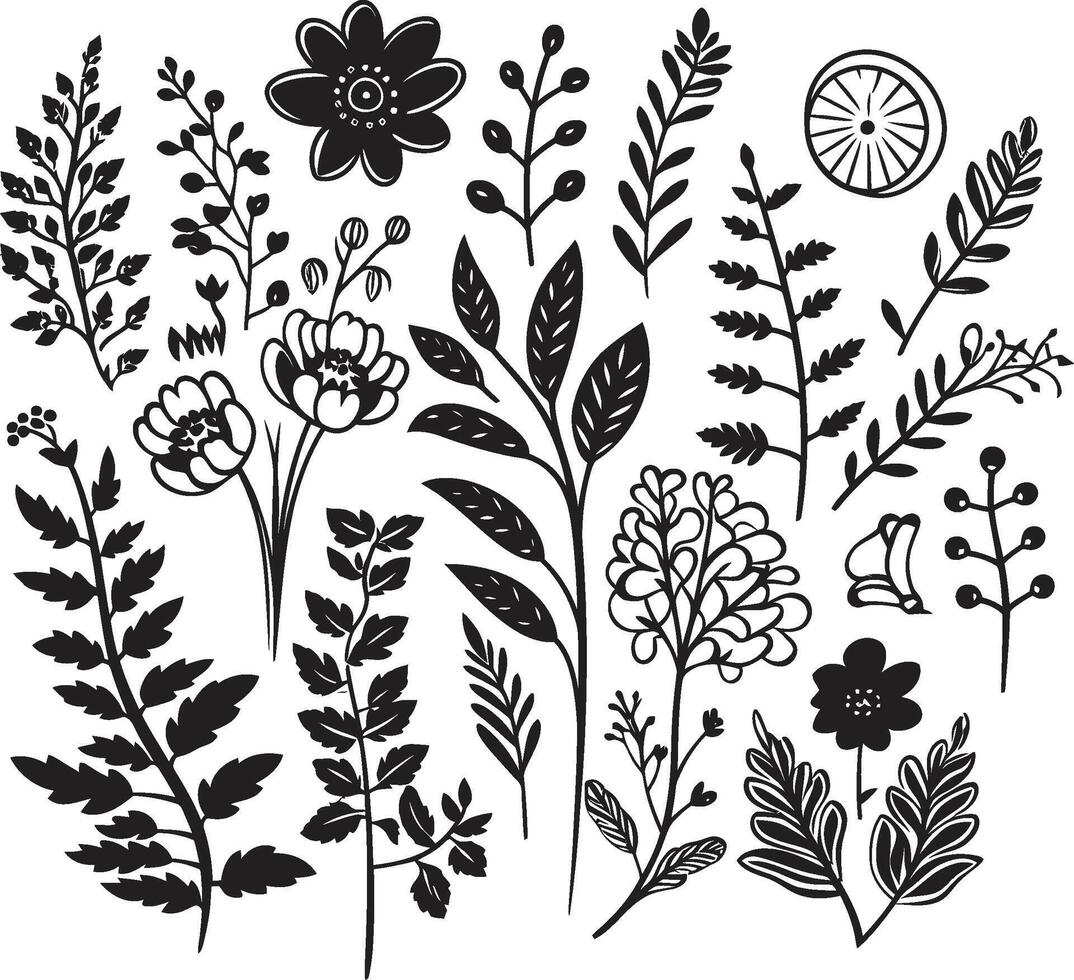 glatt Blütenblätter monochromatisch Symbol von botanisch Blumen- Design unendlich Blüten elegant Emblem, Vektor Logo im schwarz