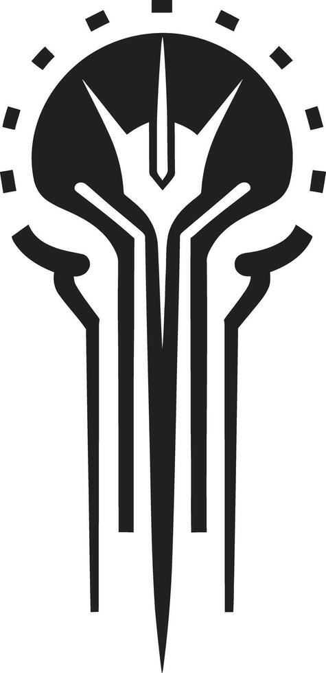 Quantum Quotient schwarz Symbol präsentieren kybernetisch abstrakt Evolution Schaltkreis Couture glatt Vektor Logo Design zum kybernetisch Glückseligkeit