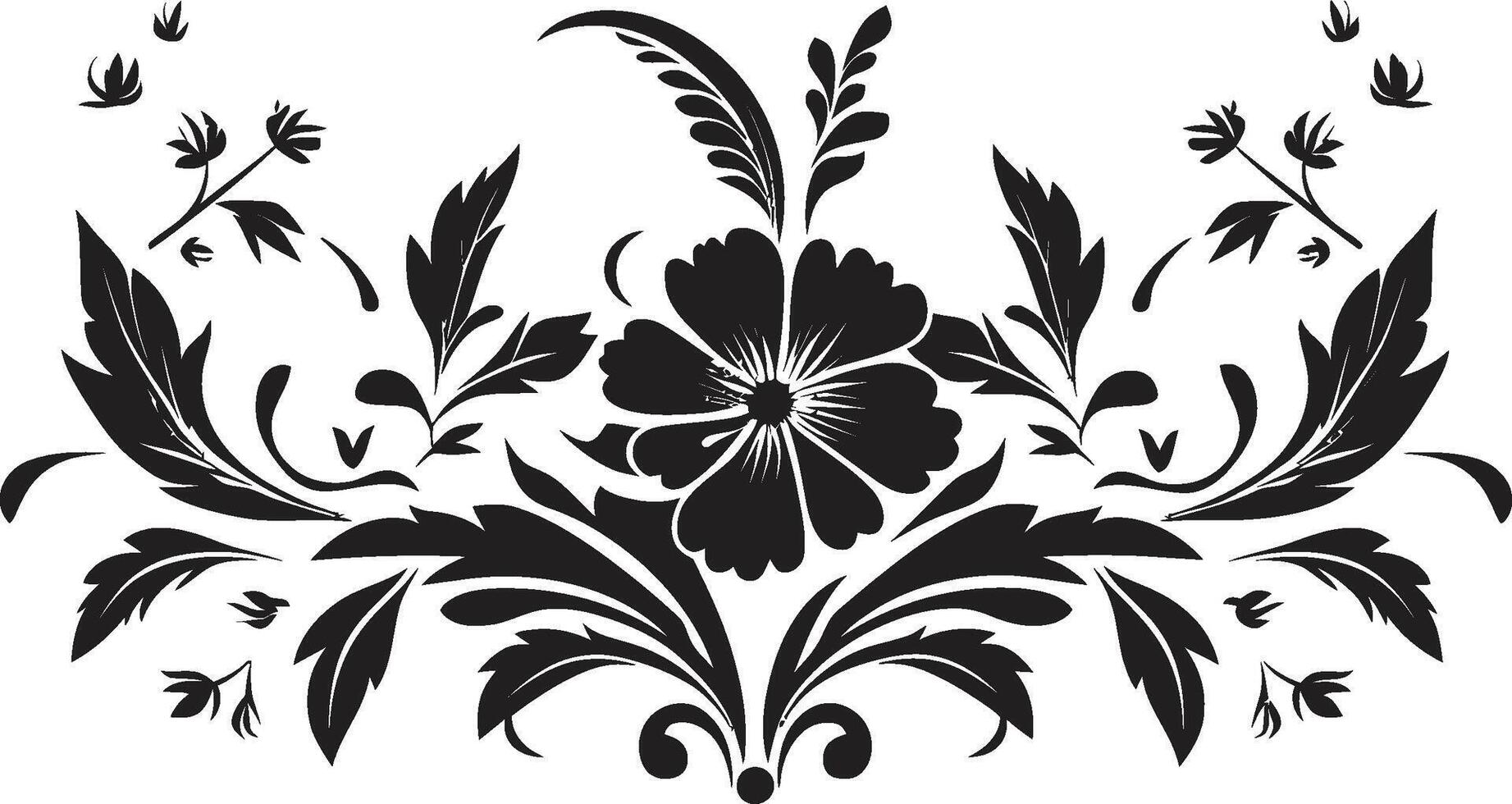 antik artisteri elegant svart ikon terar årgång europeisk gräns gammal värld överflöd eleganta emblem med svart europeisk gräns design vektor