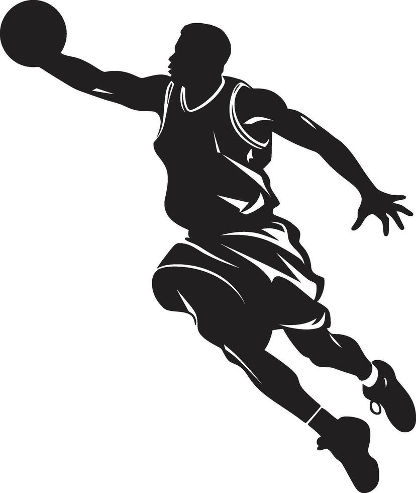 Rand Rhapsodie Basketball Dunk Vektor Logo im Harmonie Dunk Dynastie dynamisch Dunk Vektor zum Band Lizenzgebühren