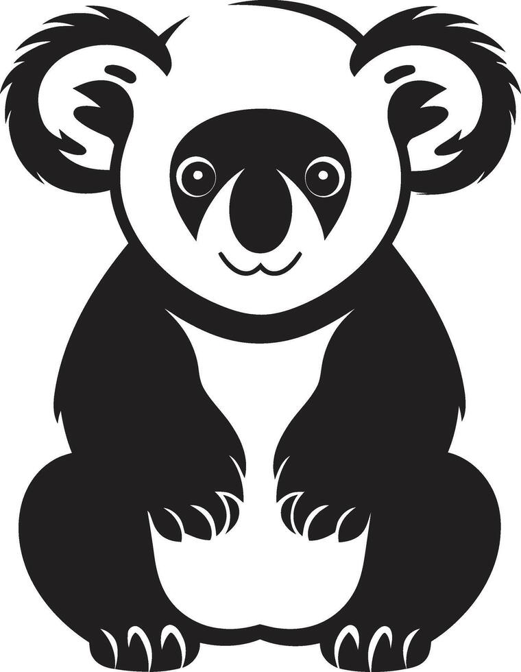 Baum oben Schatz Insignien Vektor Design zum Koala Erhaltung baumartig Botschafter Kamm Koala Vektor Logo zum Natur Anerkennung