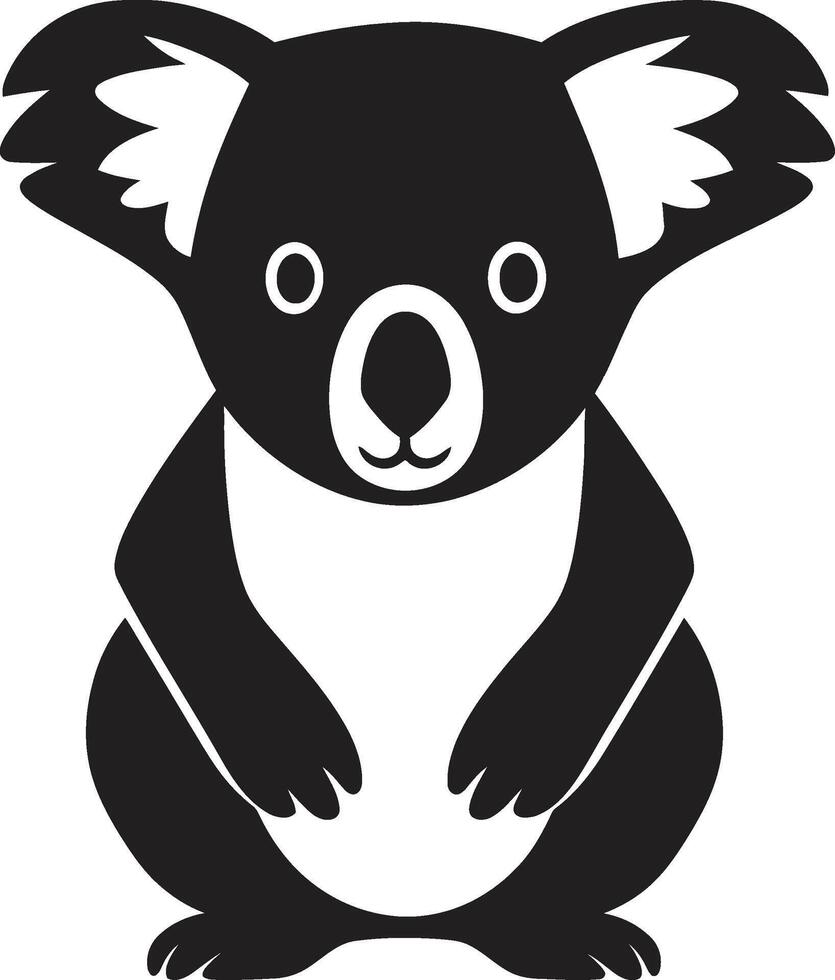 träd topp skatt insignier vektor logotyp för koala bevarande träd- ambassadör vapen koala vektor ikon för miljö- medvetenhet