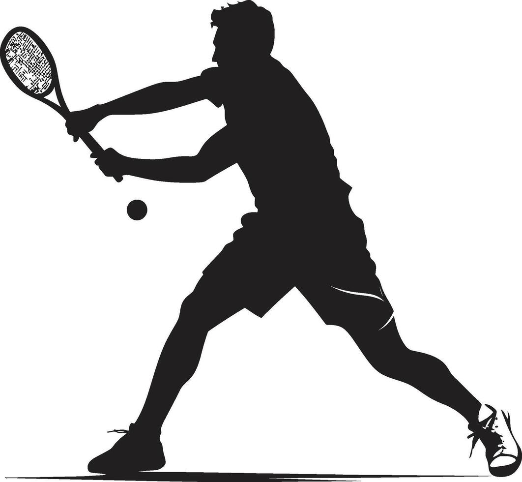 zuschlagen Dunk Maestro Insignien Vektor Design zum Tennis Champion Symbol As Angreifer Abzeichen Tennis Spieler Vektor Logo zum Dominant Dienen