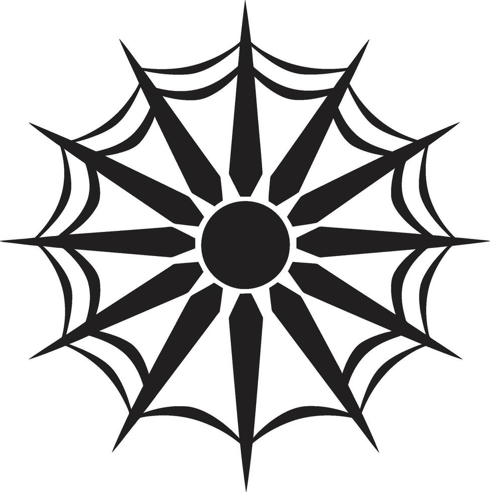 Vektor Gift Abzeichen auffällig Spinne Logo zum nervös Design Einschlag vernetzt Wunder Insignien wunderbar Spinne und Netz Vektor zum fesselnd branding