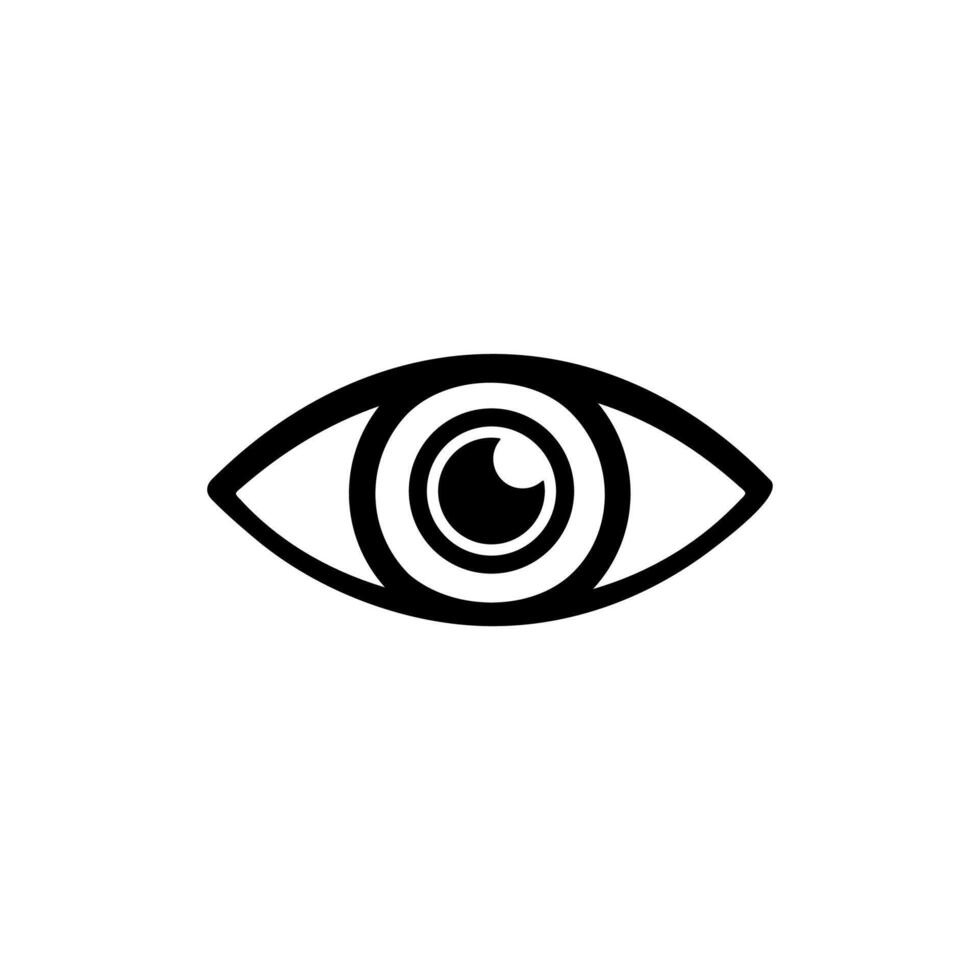 Auge Symbol Vektor. Sicht, Vision Symbol, sehen, sehen Symbol zum Netz und Handy, Mobiltelefon App vektor