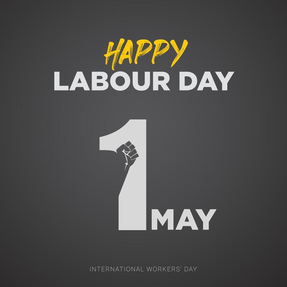 internationell arbetare dag arbetskraft dag Maj dag mall vektor