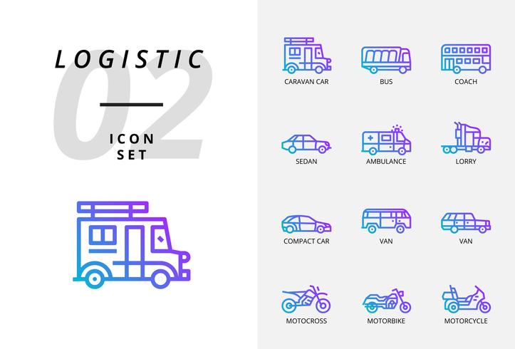 Ikonpaket för logistik, drone leverans, destination, behåll torr, global logistik, hem, köp, säker, leveranstid, skydda, leverans, säker, trolly. vektor