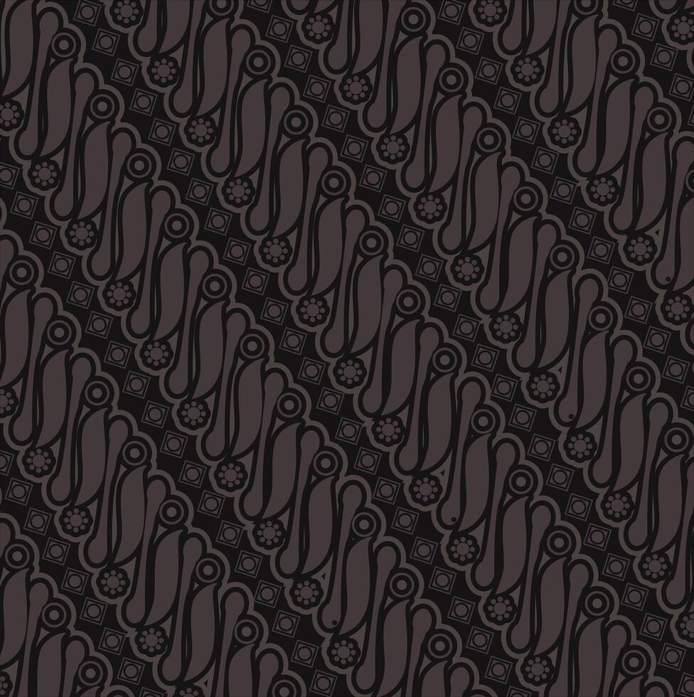 indonesisch Batik Muster Illustration vektor