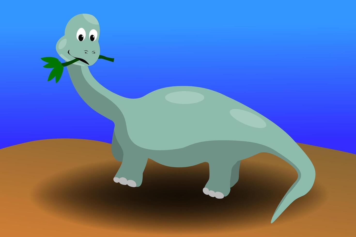 tyrannosaurus dinosaurie vektor illustration. söt tecknad serie.