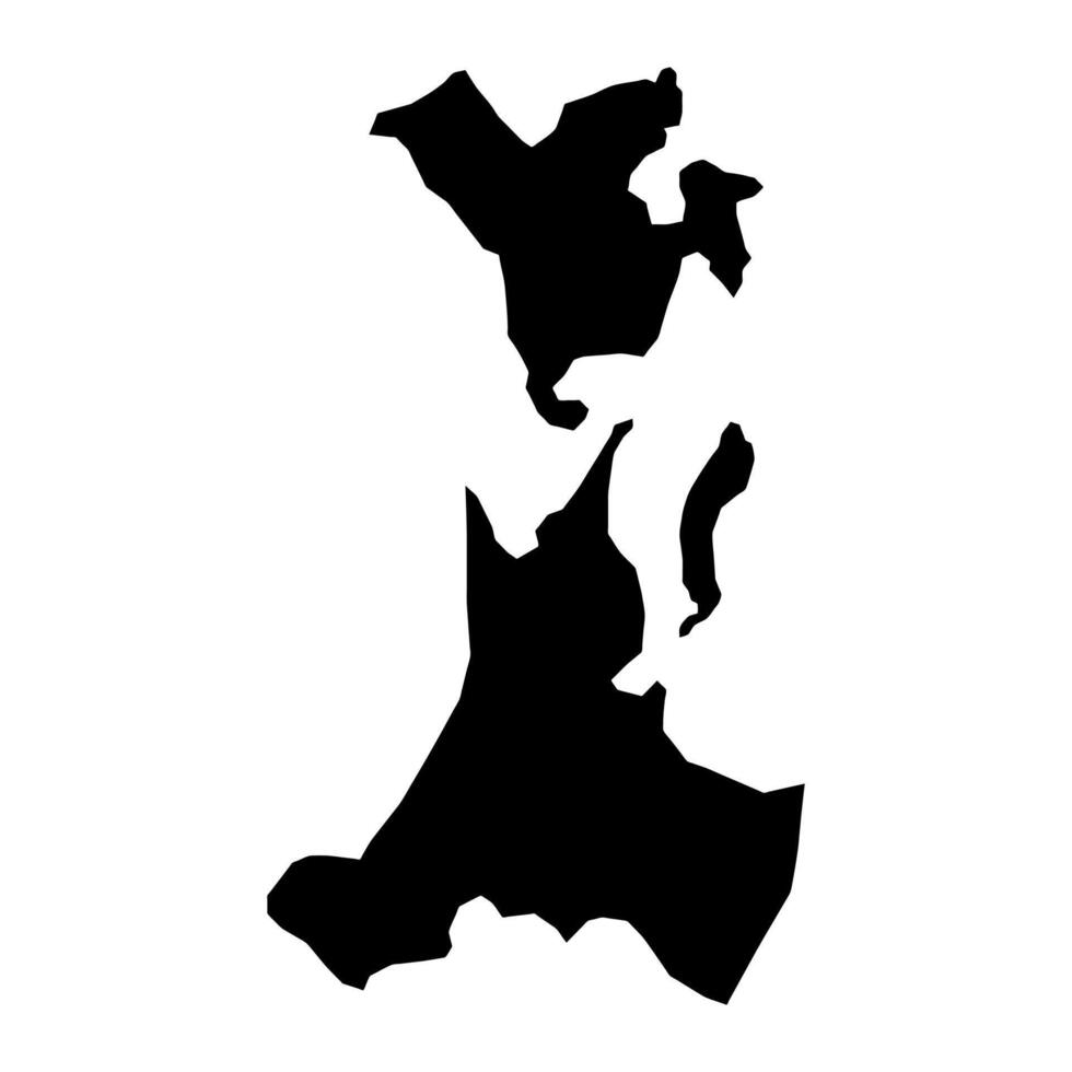 struer Gemeinde Karte, administrative Aufteilung von Dänemark. Illustration. vektor