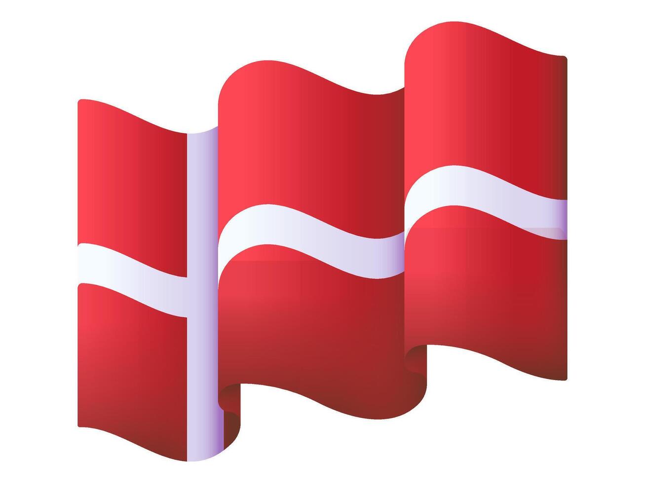 universell 3d vinka flagga i de vind nationell symbol för Land och område i de över hela världen vektor