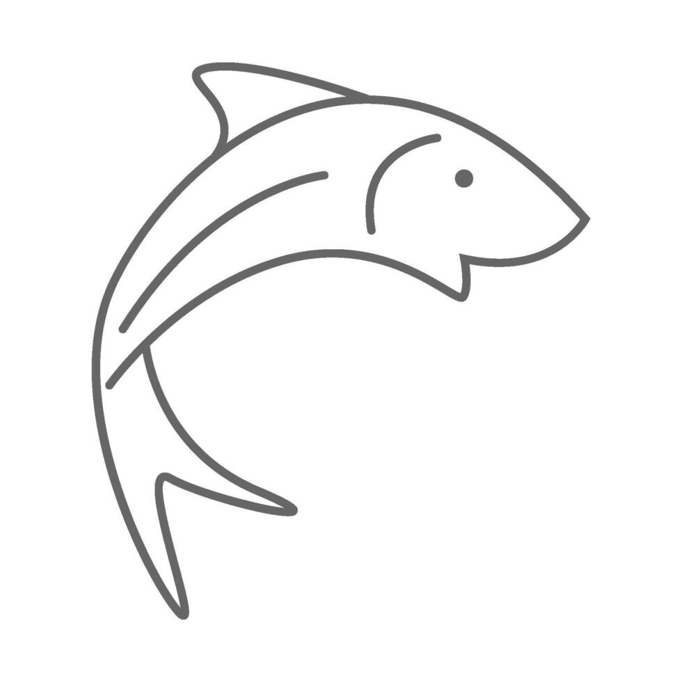 Fisch Bild Design vektor