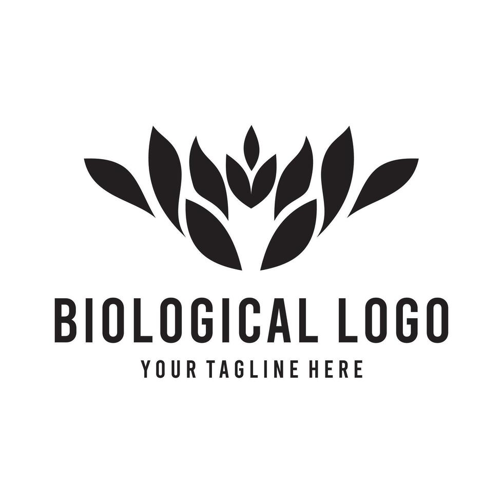 biologisk logotyp fil eps 10 lätt till använda sig av vektor