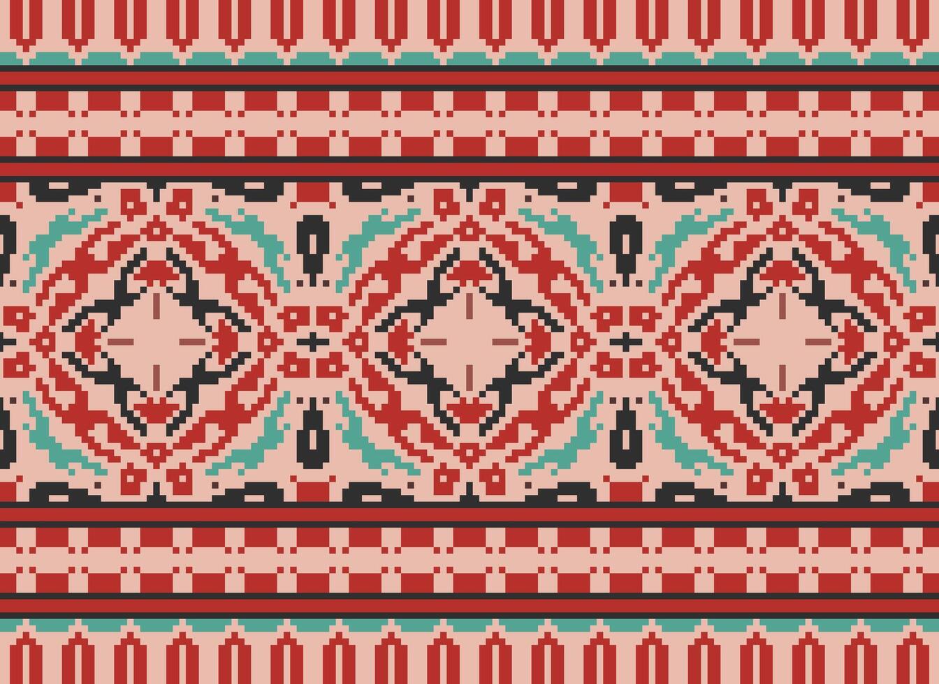 amerikanisch ethnisch einheimisch Muster.traditionell Navajo, Azteken, Apache, Südwesten und Mexikaner Stil Stoff Muster.abstrakt Motive Musterdesign zum Stoff, Kleidung, Decke, Teppich, gewebt, wickeln, Dekoration vektor