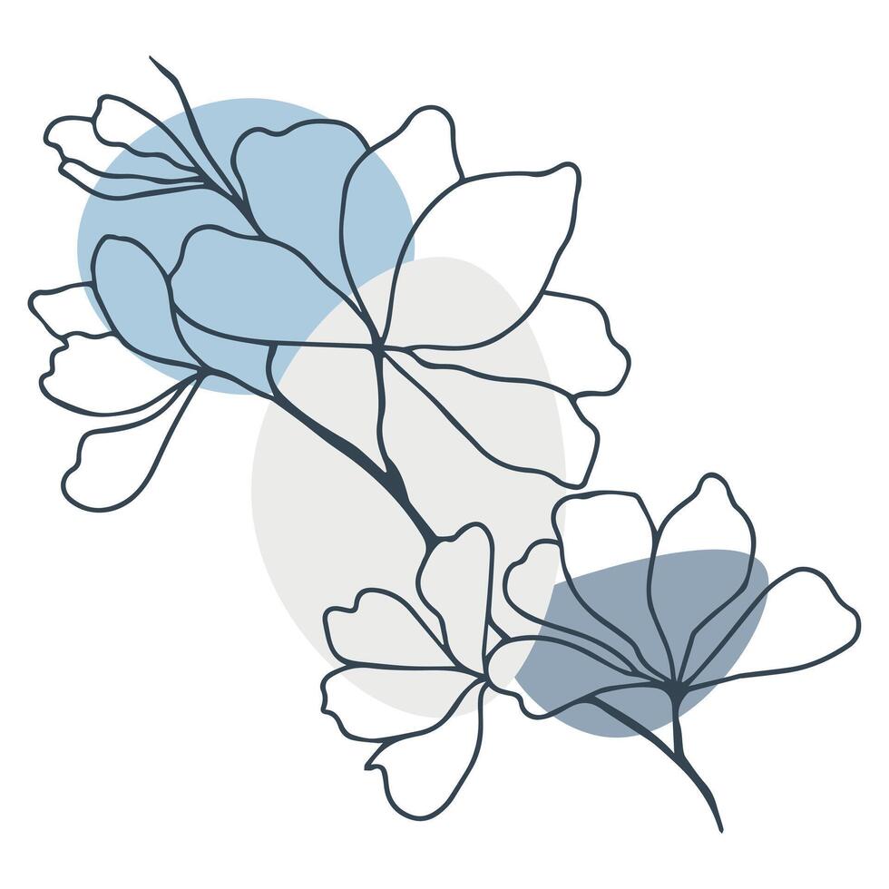 blad isolerat på vit bakgrund. illustration av en grön blad. blommor uppsättning illustration. neutral blommor, minimalism. vektor