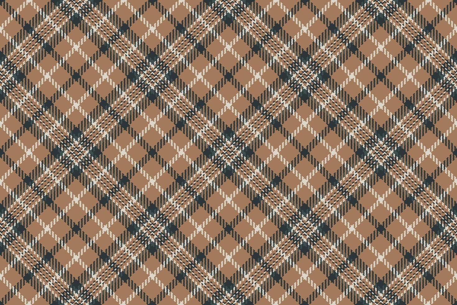 Muster Textur Hintergrund von prüfen Plaid nahtlos mit ein Tartan Textil- Stoff . vektor