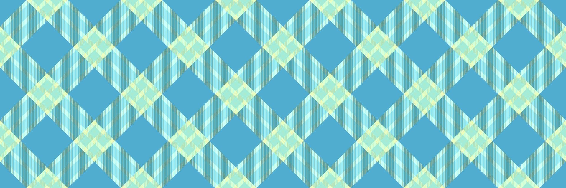 Lizenzgebühren nahtlos prüfen Muster, Material Textil- Stoff . Kunstwerk Plaid Hintergrund Tartan Textur im cyan und blaugrün Farben. vektor