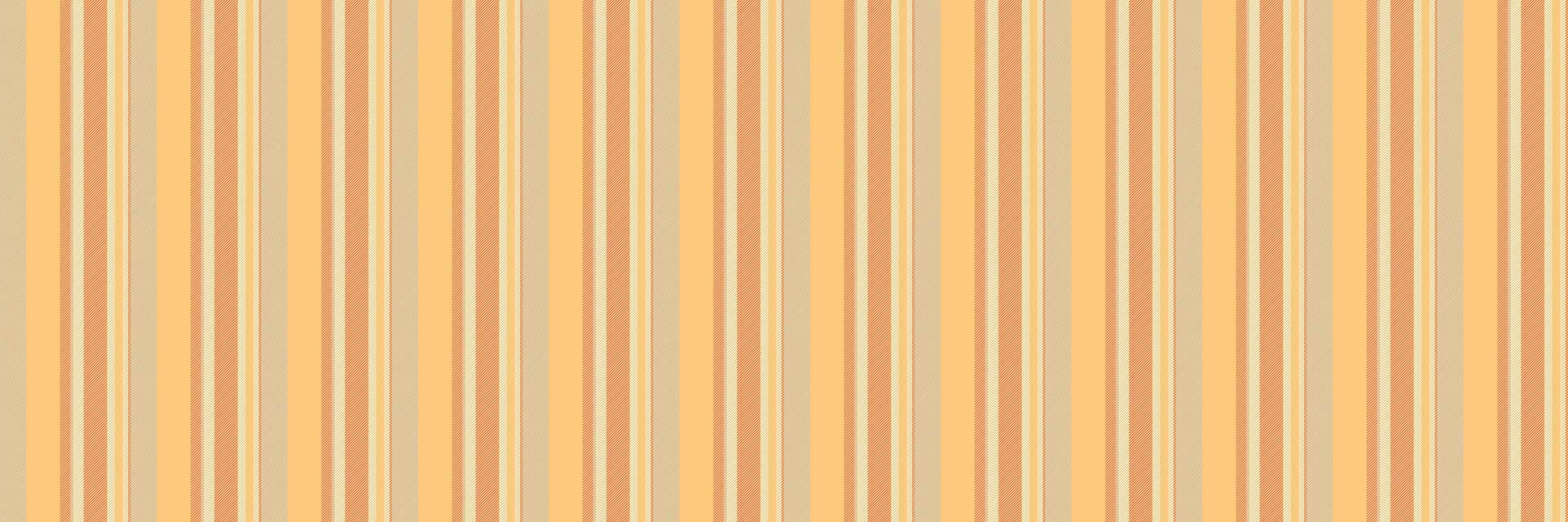 anpassbar Streifen Textur Muster, Ton Textil- Vertikale Stoff. perfekt Hintergrund nahtlos Linien im Bernstein und rot Farben. vektor