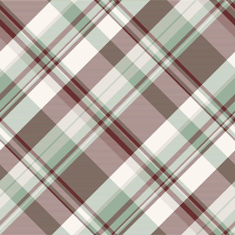 einfach Plaid Stoff Muster, Kette nahtlos prüfen Textur. druckt Tartan Hintergrund Textil- im Meer Schale und Pastell- Farben. vektor