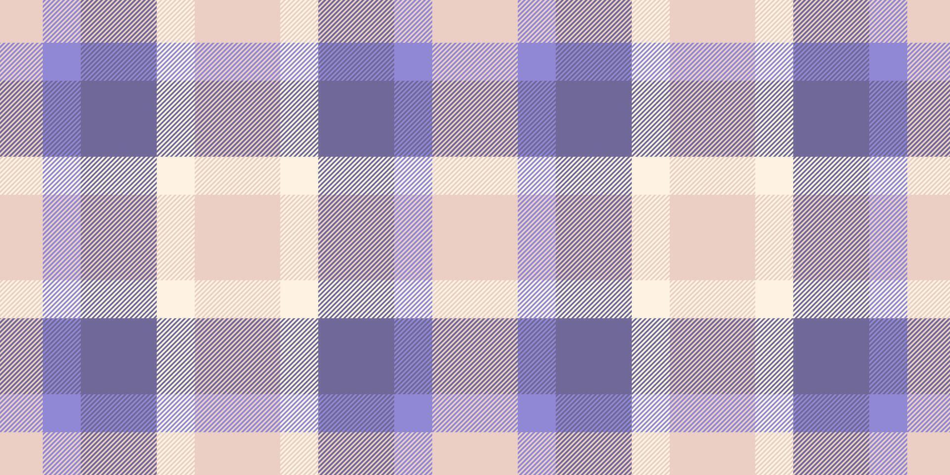 primär Muster nahtlos Textur, Lappen Tartan Textil- . Einladung prüfen Hintergrund Plaid Stoff im Indigo und Licht Farben. vektor