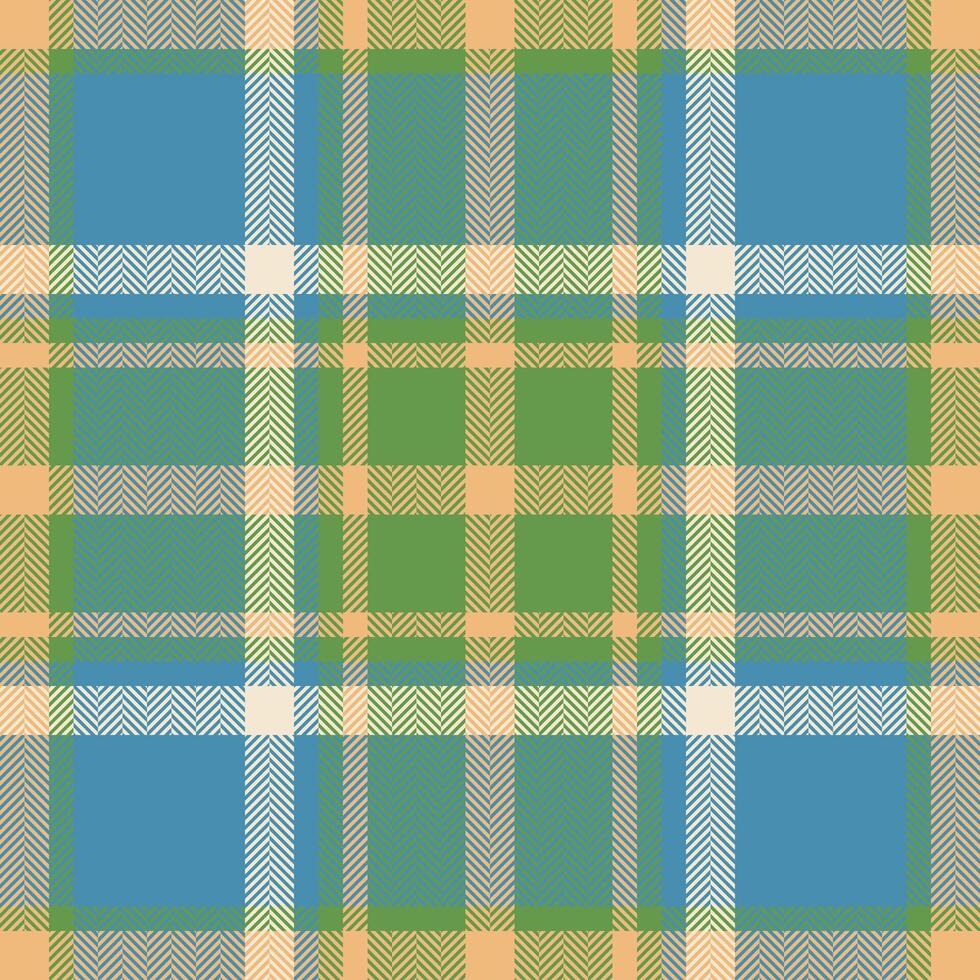 kariertes Karomuster. nahtlose Stoffstruktur. Tartan-Textildruck. vektor