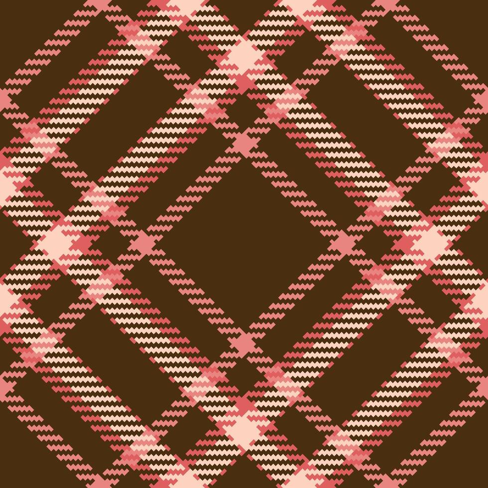 Plaid Tartan Textil- von prüfen Textur Hintergrund mit ein nahtlos Muster Stoff. vektor