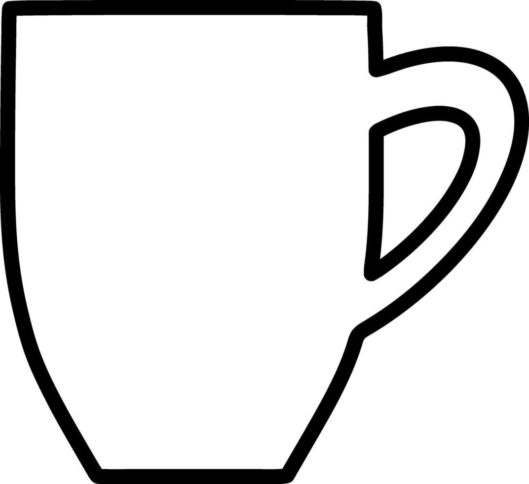 klotter kaffe kopp te ClipArt skiss illustration vektor