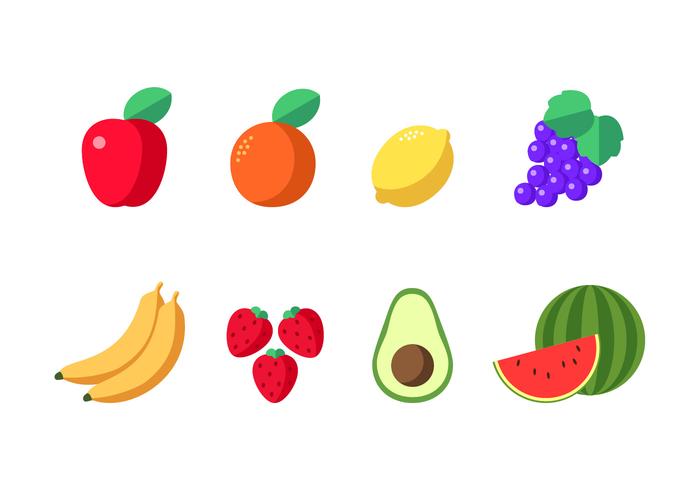 Frukt hälsosam mat vektor