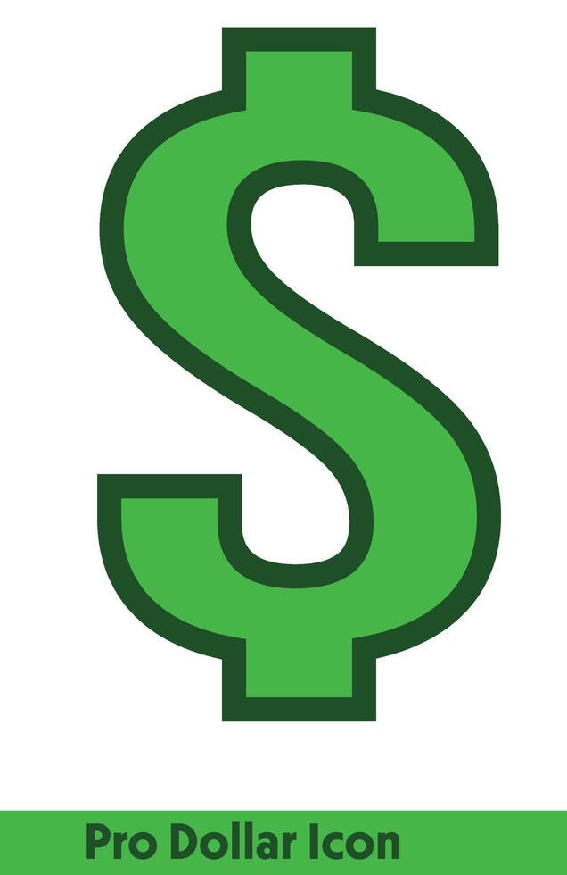 Dollar Symbol Profi vektor