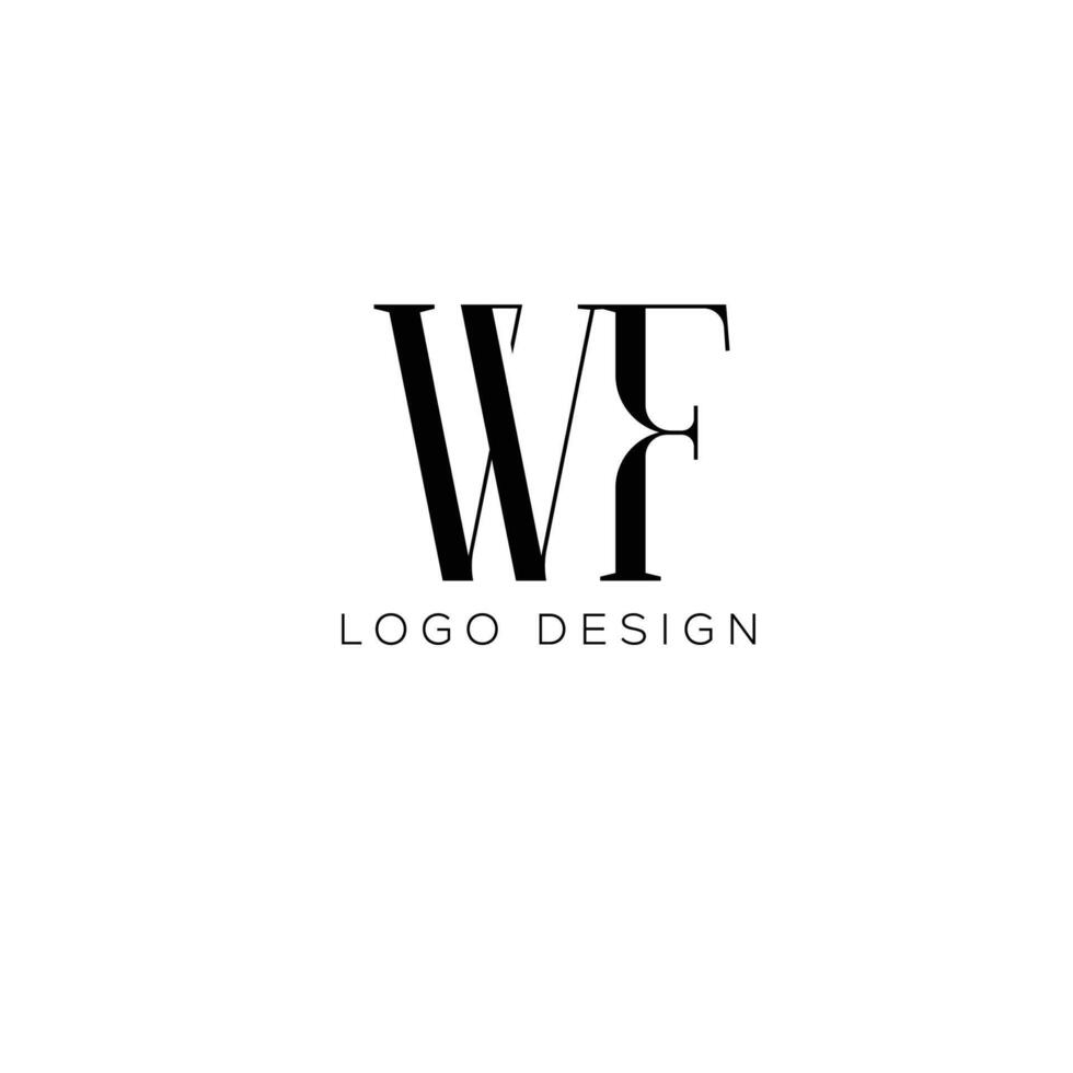 wf Initiale Logo vektor