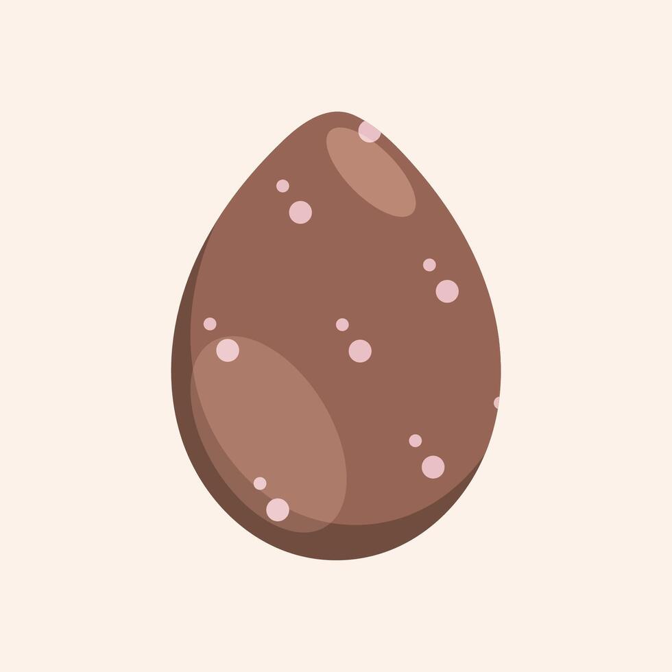 illustration av en dekorerad påsk ägg. vektor