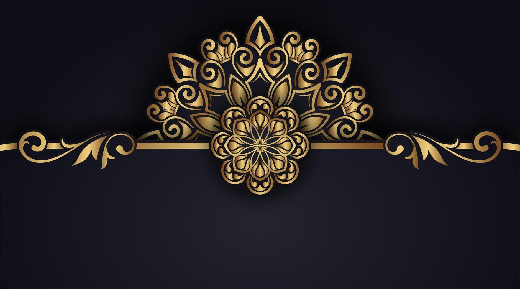 Luxus Hintergrund mit Zier Mandala vektor
