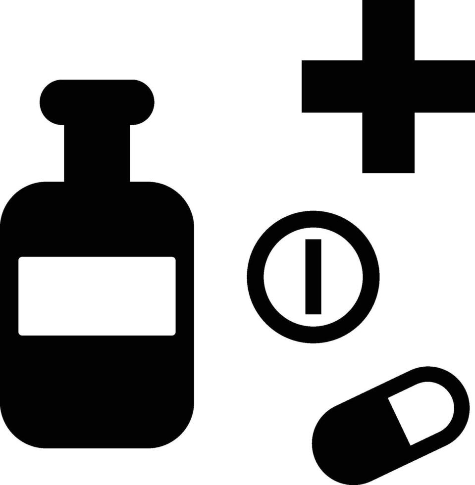 Apotheke kommerziell Einrichtung iso Symbol vektor