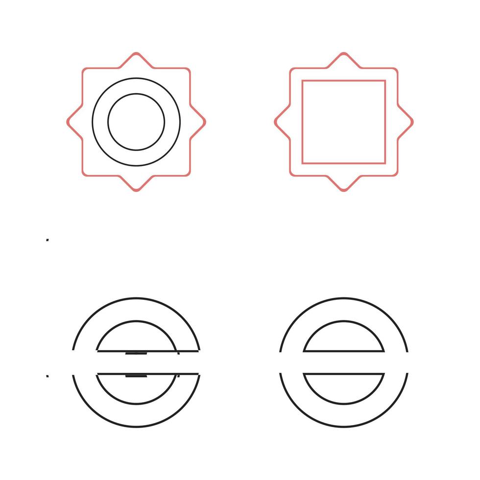 vektor illustration ram av gummistämpel