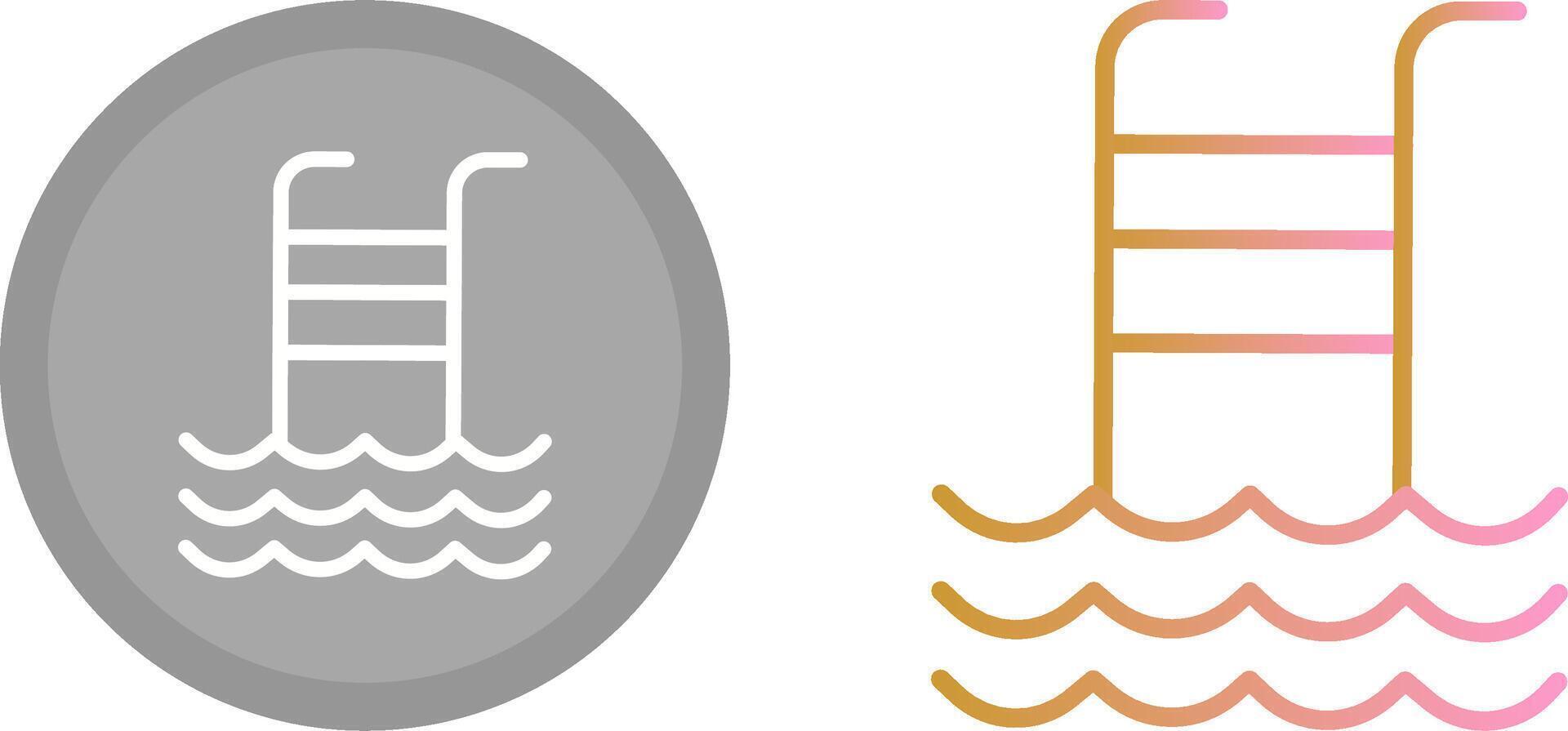 Schwimmbad Symbol vektor