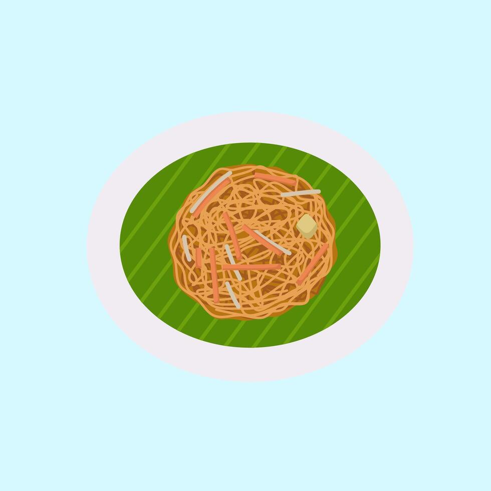 Pad thailändisch Thailand Essen Illustration vektor