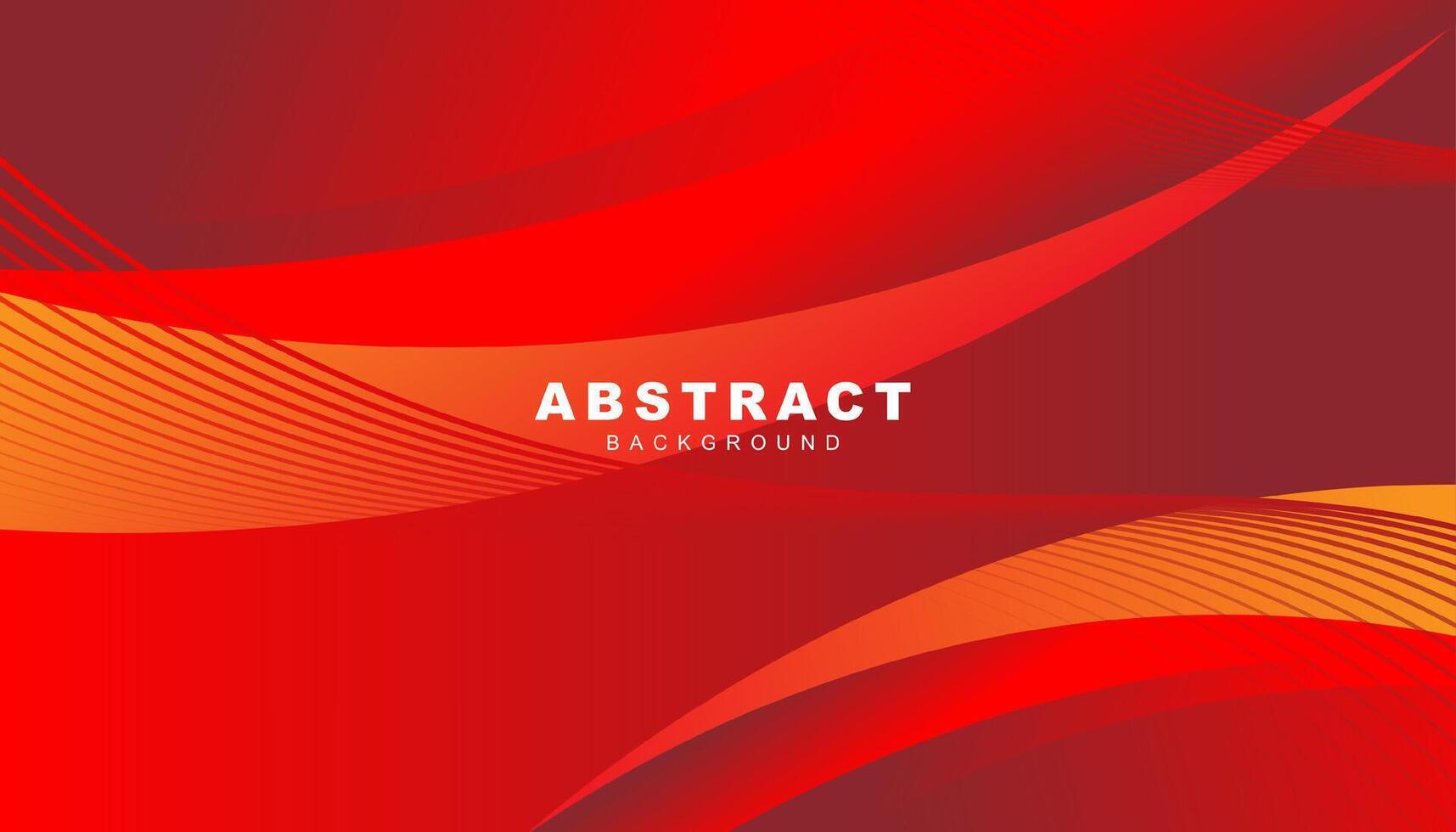 abstrakt rot Hintergrund mit wellig Formen vektor