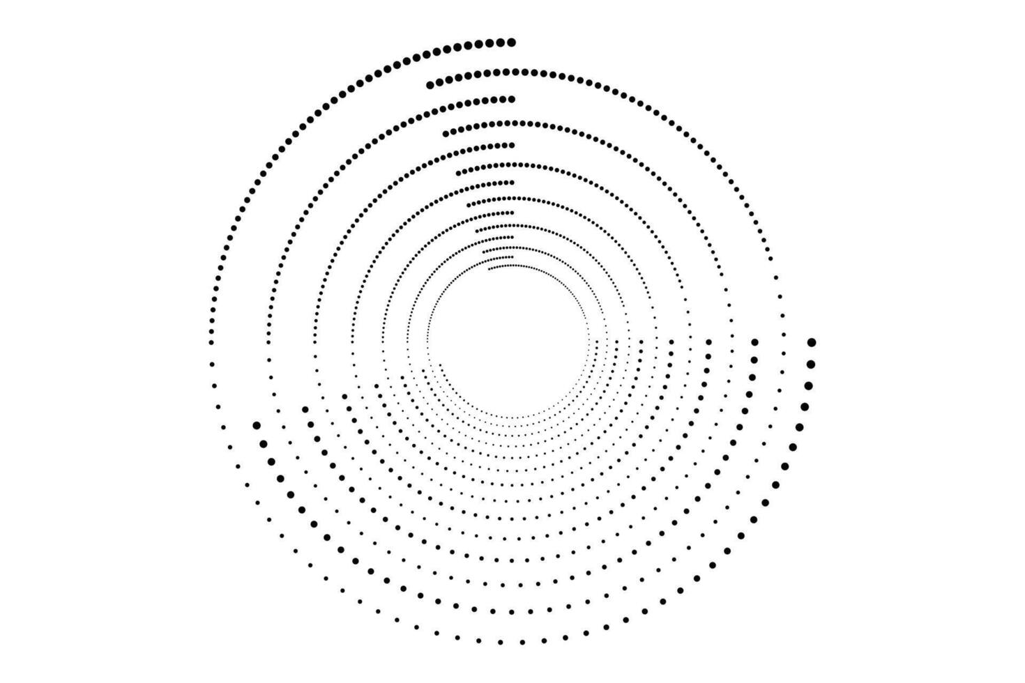 lutning halvton prickar bakgrund. pop- konst mall i , textur. illustration vektor