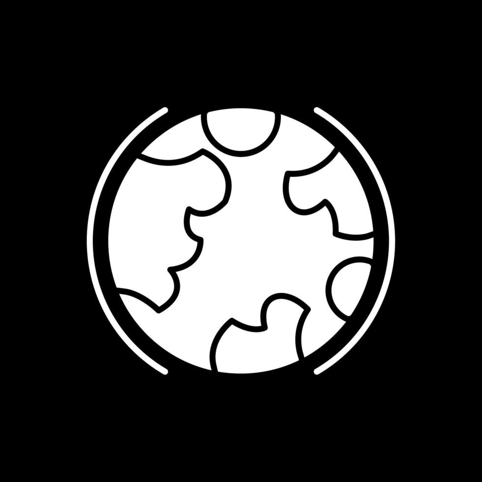 Erdglyphe invertiertes Symbol vektor