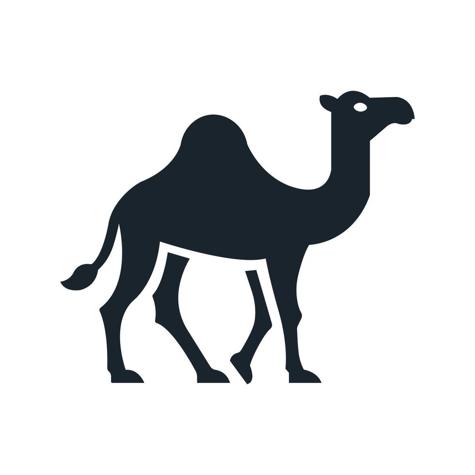 Kamel Symbol. isoliert einfach Illustration vektor
