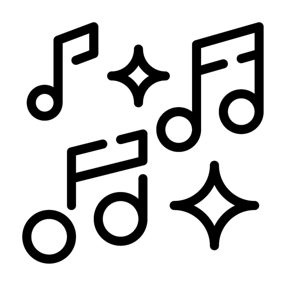 musik ikon för webb, app, infografik, etc vektor