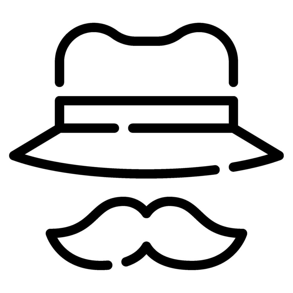 Papa Hut Symbol zum Netz, Anwendung, Infografik, usw vektor