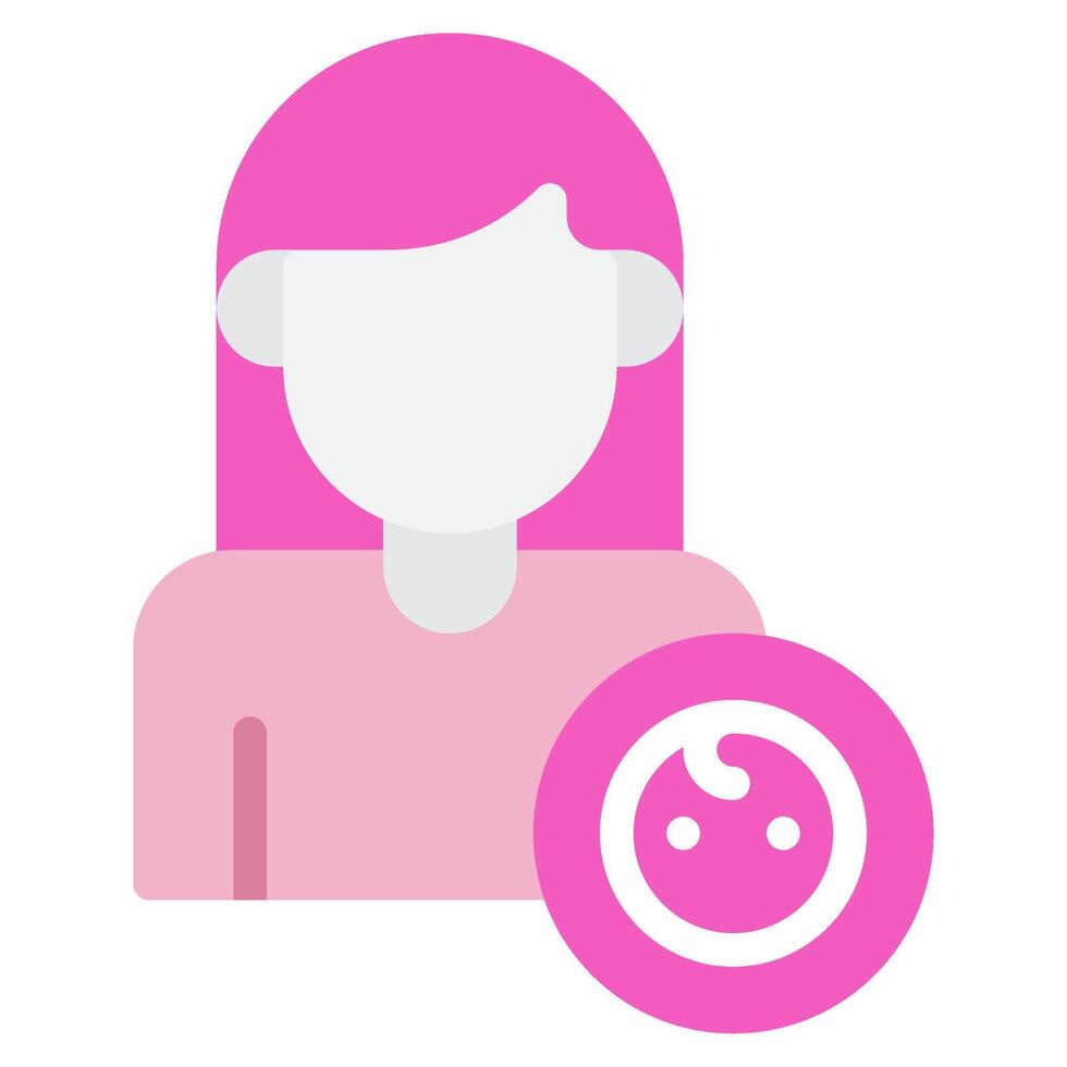 moderskap ikon för webb, app, infografik, etc vektor