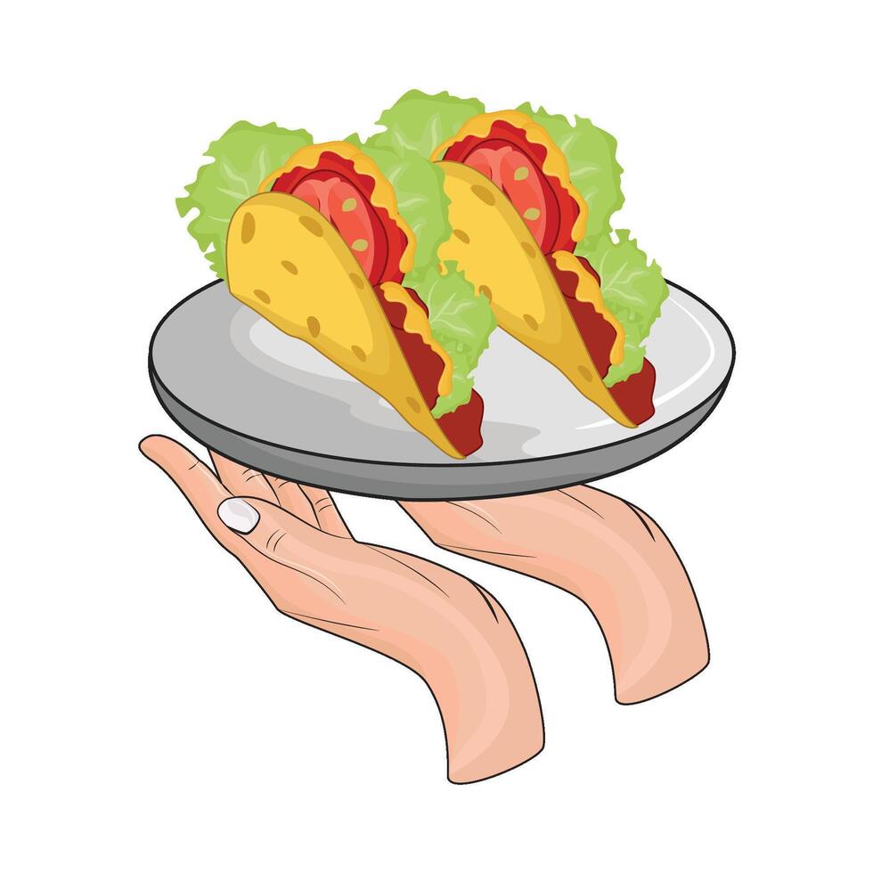 Illustration von Tacos vektor