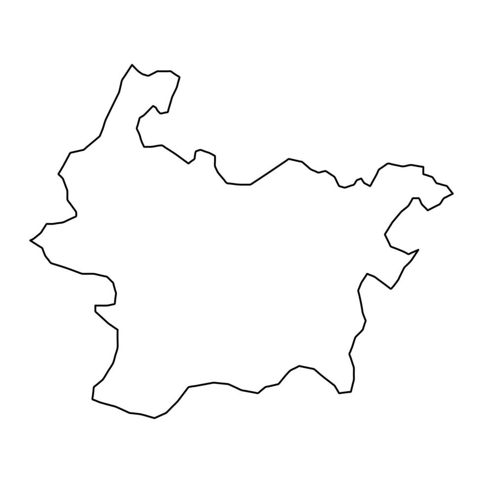 favrskov kommun Karta, administrativ division av Danmark. illustration. vektor